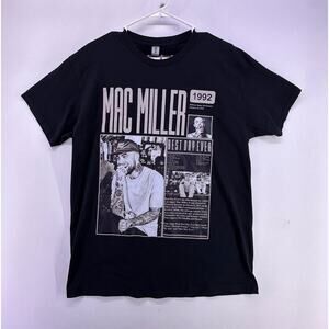 Mac Miller Best Day Ever Black Tshirt Size Large